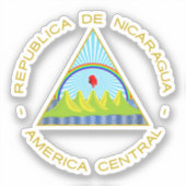 Escudo de Nicaragua Sticker (Voorkant)
