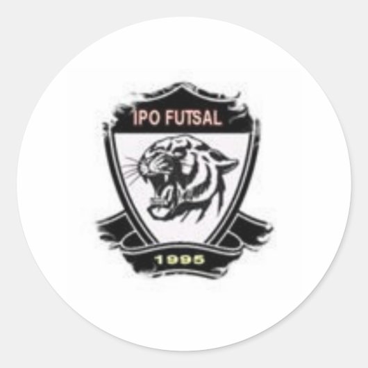 ESCUDO IPO FUTSAL extra pequeno Ronde Sticker (Voorkant)