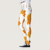 Esdoorn: Cartoon herfstbladeren Leggings (Links)