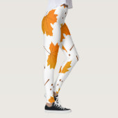 Esdoorn: Cartoon herfstbladeren Leggings (Rechts)