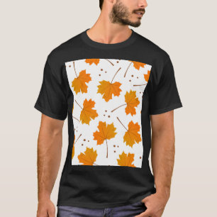 Esdoorn: Cartoon herfstbladeren T-shirt