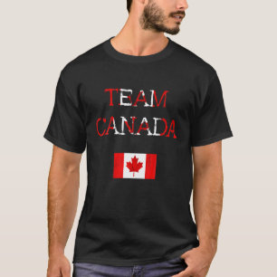 Esdoornblad Canada Vlag Canada Voetbalploeg Canade T-shirt
