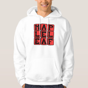 Esdoornblad, Canadese vlag Hoodie