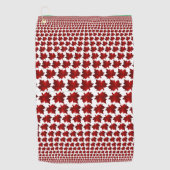 esdoornblad golfhanddoek (Voorkant)