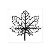 Esdoornblad illustratie 	rubberstempel (Afrduk)