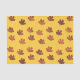 Esdoornblad (ontwerp 38 geel/Sinaasappel serie) Tissuepapier