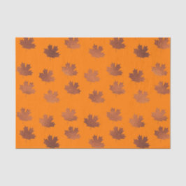 Esdoornblad (ontwerp 39 geel/Sinaasappel serie) Tissuepapier