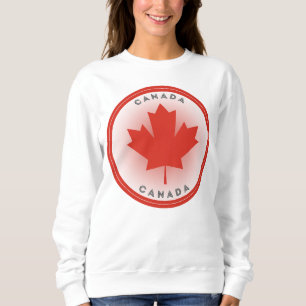 Esdoornblad van Canada in cirkelvorm Trui