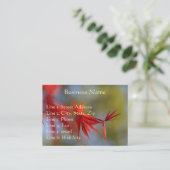 Esdoornblad, Visitekaartje (Staand voorkant)