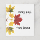 esdoornbladeren (Buitenkant ongevouwen)