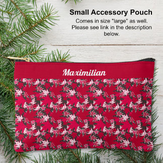 Esdoornbladeren op houtskool - KLEINE accessoire z Etui