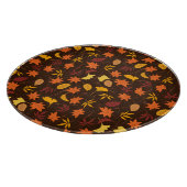 Esdoornbladeren patroon-45947 snijplank (Hoek)