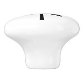 esdoornbladlade trekken keramische knop (Zijkant)