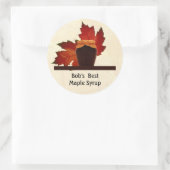 Esdoornsiroop Ronde 3" Sticker (Tas)