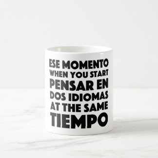 Ese Momento wanneer je een taalstudent start Koffiemok