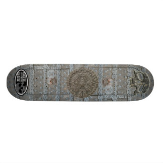 ESGHHG Medieval Doors Aztec Incan Mayan Circle Skateboard