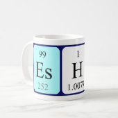 Eshal periodieke mok naam (Voorkant links)