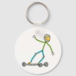 Esk8 Stickman Sleutelhanger