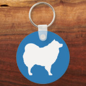 Eskie Sleutelhanger Blue (Voorkant)