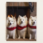 Eskimo Américain au coin du feu de Noël (Devant)