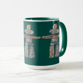 Eskimo Cairn, Inuit Inukshuk Boire de la Mug (Devant droit)