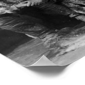 Eskimo familie in Winter Igloo Foto Poster (Hoek)