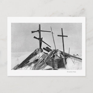 Eskimo Grave in Alaska Foto Briefkaart