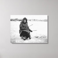 Eskimo Ice Vist in Nome, Alaska-foto
