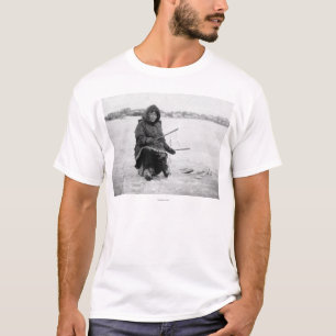 Eskimo Ice Vist in Nome, Alaska-foto T-shirt