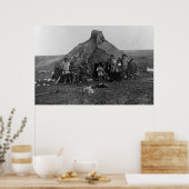 Eskimo Igloo Near Nome, Alaska-foto Poster (Keuken)