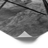 Eskimo in Boat gemaakt met Skins genaamd Omiak Poster (Hoek)