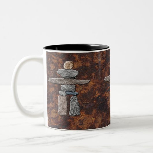 Eskimo, Inuit Inukshuk Drink Mok (Links)