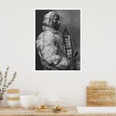 Eskimo Kayaker & Speelgoed Boat 1922 Poster (Keuken)