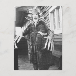 Eskimo Medicine Man, begin jaren 1900 Briefkaart