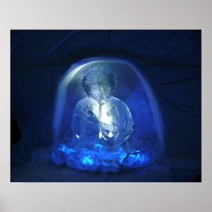 Eskimo Room in Hotel de Glace, Quebec, Canada Poster