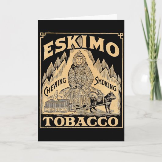 Eskimo Tobacco Kaart (Voorkant)