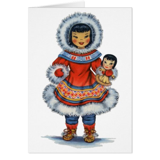 Eskimo traditionele kleding (Voorkant)