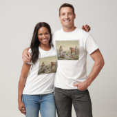 Eskimos, 1817 (kleurengravure) t-shirt (Unisex)