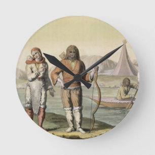 Eskimos uit Le Costume Ancien et Ronde Klok