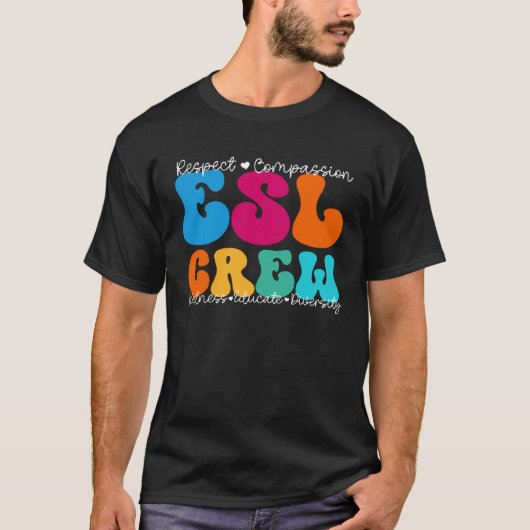 ESL Crew Appreciation Week Back to School T-shirt (Voorkant)