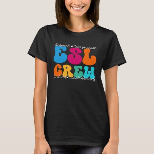 ESL Crew Appreciation Week Back to School T-shirt (Voorkant)