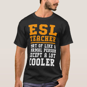 ESL Docent Definitie Engels Taaldocent T-shirt
