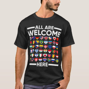 ESL-leraar allen zijn hier welkom voor werelden vi T-shirt