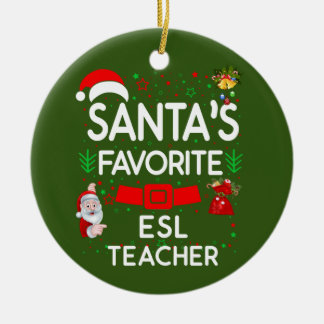 ESL-leraar Keramisch Ornament