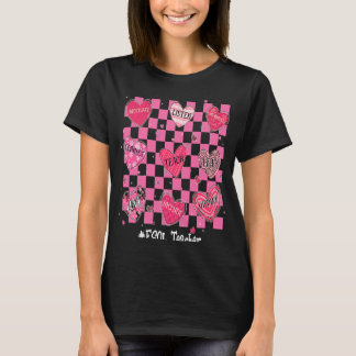 ESOL leraar hartleer liefde inspiratiebron vrouwen T-shirt