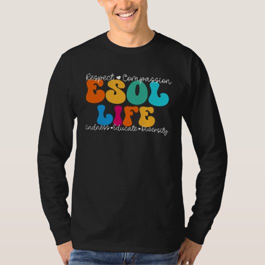 ESOL Life Appreciation Week Back to School T-shirt (Voorkant)
