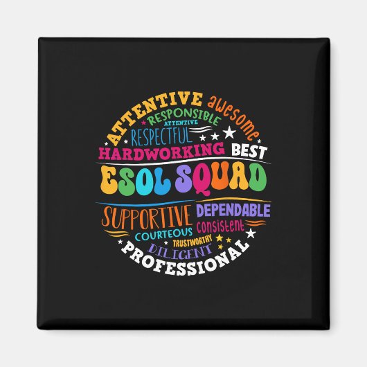 Esol Squad Teachers And Students Team Back To Scho Magneet (Voorkant)