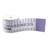 Esophageal Cancer Awareness Pattern Ribbon Grosgrain Lint (Spoel)