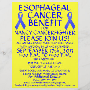 Esophageal Cancer Benefit Flyer