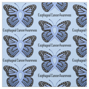 Esophageal Cancer Butterfly Awareness Ribbon Stof
